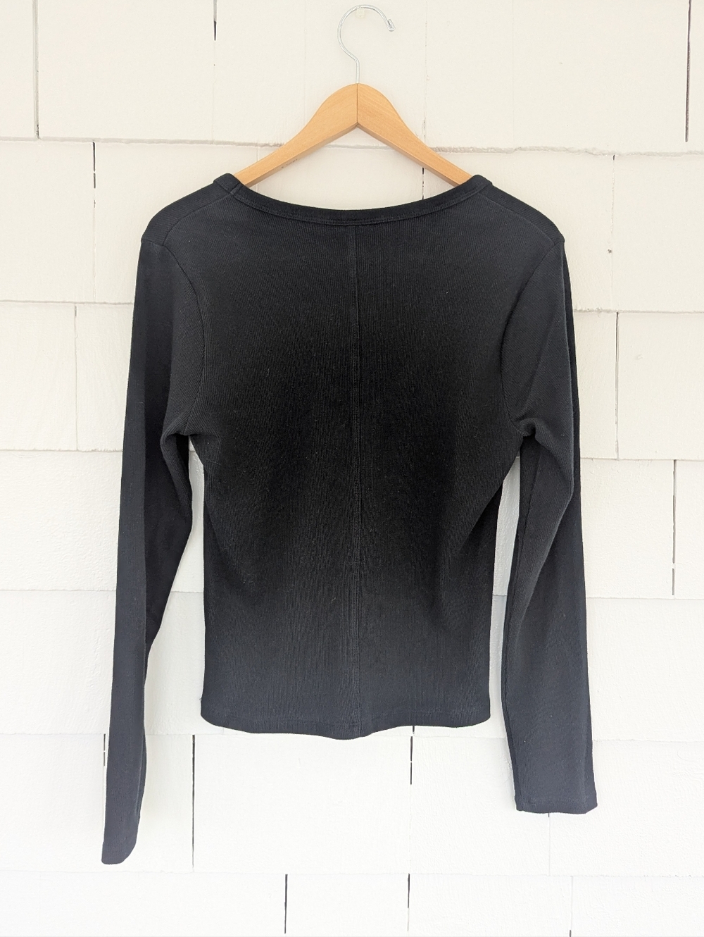 NWT Universal Thread Black Long Sleeve Top Size Medium - Picture 5 of 5